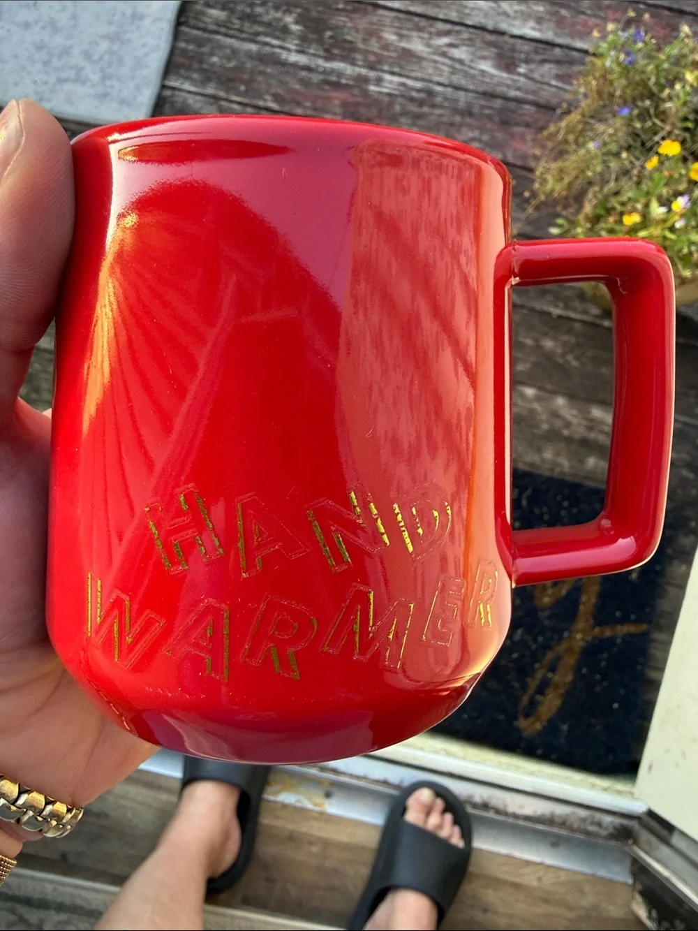 Starbucks red hand warmer mug 2019 edition